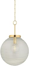 Falls Mills 16 in. Pendant Aged Brass