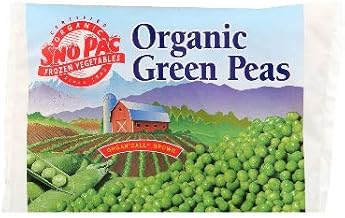 Sno Pac Foods Organic Green Peas, 10 Ounce -- 12 per case.