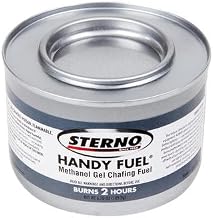 Sterno Handy Fuel Methanol Gel Chafing Fuel, 189.9g, Two-Hour Burn, 72/Carton (STE20102)