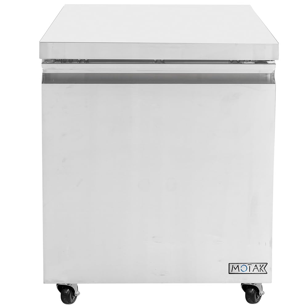 27" W Undercounter Refrigerator w/ (1) Section & (1) Door by MOTAK – 30.31x32.68x38.58, In Description, Check Images, Model MUR-28-X