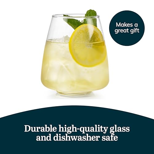 Libbey Stemless All Purpose 6 / 6 Count / Modern Wine Glasses