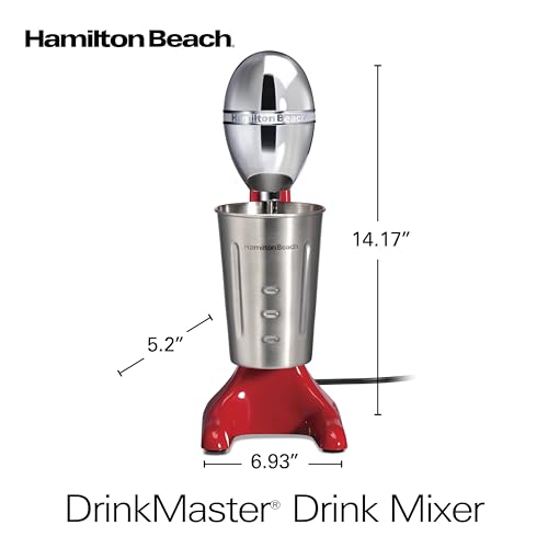 Hamilton Beach Red / Extra-Large 28 oz. / 1 Commercial Drink Mixers