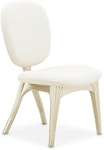 Brand Camellia Field Caramel Vanity Chair by Michael Amini – 27"D x 21"W x 38"H, Solid; Manufactured Wood, Caramel, Model N9090244-134