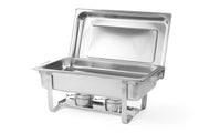 Chafing Dish GN 1/ by Hendi – 9 liters, Stainless Steel, Silver, Model 475904