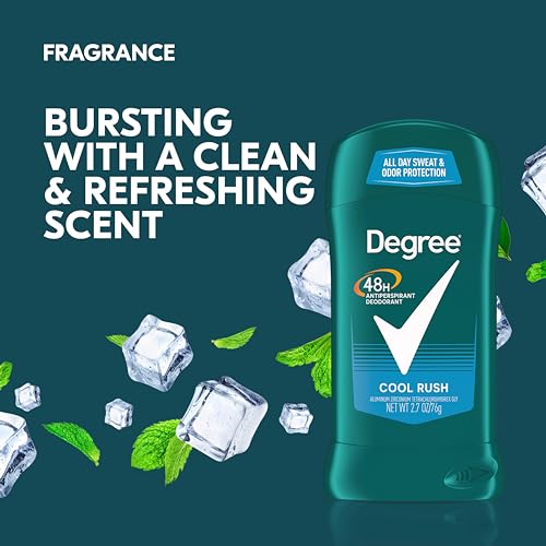 Degree 2.7 Ounce (Pack of 2) / Cool Rush / Green Antiperspirant Deodorant