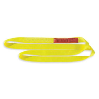 Lift-All Polyester Web Sling by Lift All – 13"L x 1"W x 1"H, Polyester, Yellow, Model EN1601DX6
