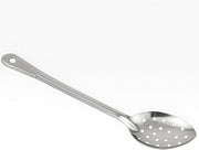 Royal Industries Long Handle Grill Spoon, Heavy Duty Stainless Steel, Perforated, 21", Commercial Grade