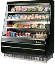 Turbo Air TOM50MB 50" Medium Display Merchandiser with Efficient Refrigeration System Attractive Glass Sides Anti-Rust Coating Back-Guard and Fluorescent Lighting: