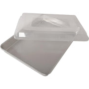 Natural High Sided Sheet Cake Pan by Nordic Ware – High-Sided with Lid, 0.0 ounces, Aluminum, BPA-free Plastic Cover, Natural, Model 44703