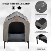 TRIXIE Gray / Large / Modern Dog Houses