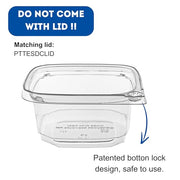 BUT-N-LOC 12oz / Clear / 12.0 fluid_ounces Clamshell Take Out Containers