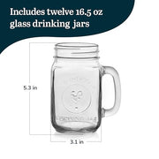 Libbey Standard Packaging / 1 / 12 Count (Pack of 1) Drinking Jars