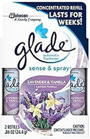 Glade Sense & Spray Refill, Lavender & Vanilla, 0.43 oz-2 pk