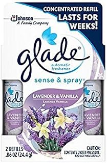 Glade Sense & Spray Refill, Lavender & Vanilla, 0.43 oz-2 pk