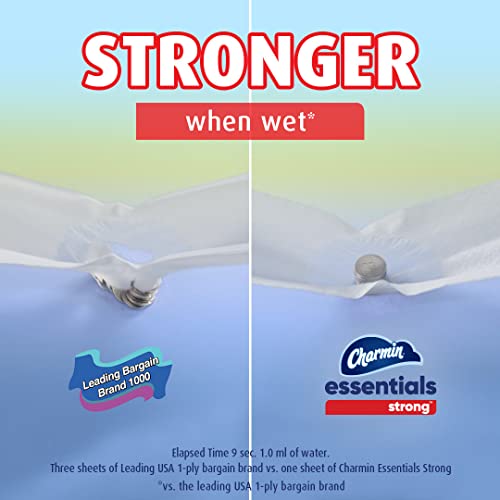 Charmin White / 9 Count (Pack of 4) / Essentials Strong Toilet Paper Toilet Paper