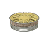Comfo Respirator Cartridge - Organic Vapor/Acid Gas (GMC: OV by MSA – 10 Pack, Activated Carbon, Polypropylene (PP), Yellow, Model 464046