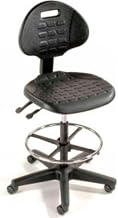 Global Industrial Interion 5-Way Adjustable Ergonomic Stool, Mid Back Home
