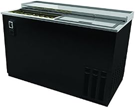 BK Resources Back Bar Underbar Refrigeration Bottle Cooler with Stainless Steel Top, 50-1/2" x 26-1/2" x 33-3/8"