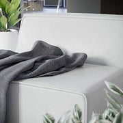 Modway White / Armless Chair / Contemporary Sofas & Couches