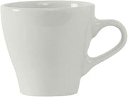 Tuxton BPF-0308 Vitrified China Europa Cup, 3 oz, Porcelain White (Pack of 24),