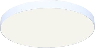 Canarm LED Flush Mount Ceiling Light, 10-Inch Edgeless White Finish, 20W Dimmable with 5CCT Adjustable Color Temperature, Sleek Low Profile Modern Lighting