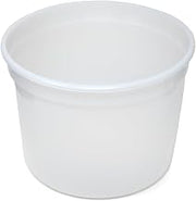 Berry Plastic HDPE Food Tub Clear, 64 oz. | 200/Case