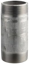 1/2 in. X 2-1/2 in. 304 Stainless Steel Pipe Nipple - 16168 PSI - SCH. 40 - Domestic