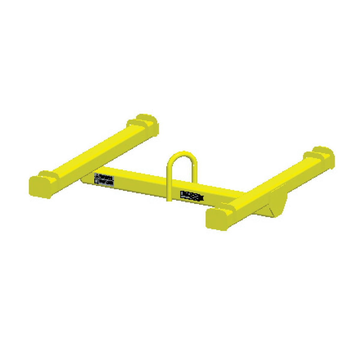 Lifting Beam Bulk Container | 48" Spread - 4000 Lb. Cap. by M&W – Steel, Safety Yellow, Model 13321