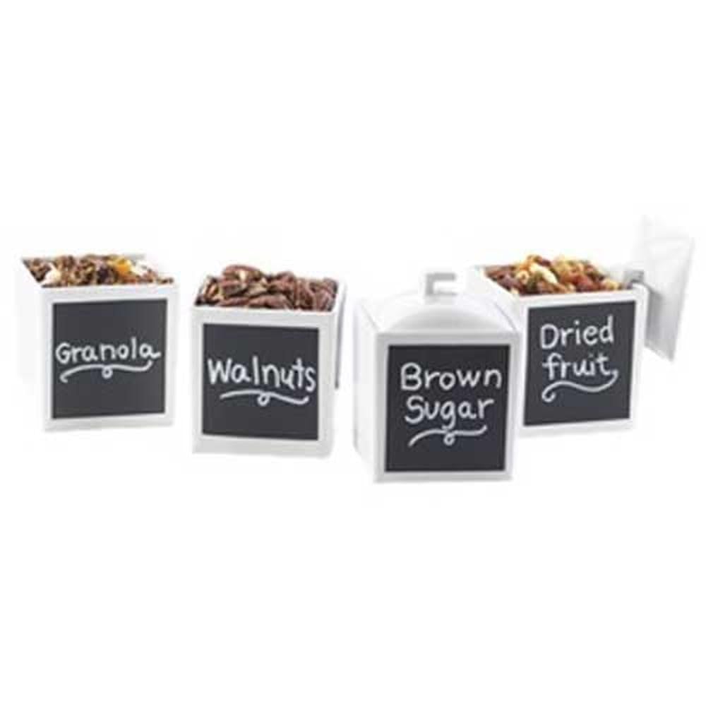 Full Lid for Square Jar by CAL-MIL – Pack of 3, Model 1432-15C