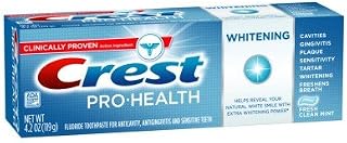 Crest Pro-Health Toothpaste - Whitening - Fresh Clean Mint 4.2 Oz (Pack of 4)