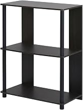 Furnifact Walnut Bookcase, Stylish Storage Solution with Multiple Shelves, Durable Construction, Classic Finish, Suitable for Home or Office Setup
