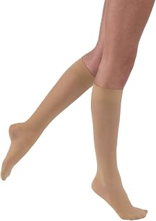 BSN Medical 119018 Jobst Ultra Sheer Compression Stocking, Knee High, 30-40 mmHg, Closed Toe, Full Calf, X-Large, Natural