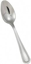 Winco Continental Stainless Steel Teaspoon (Set of 12) | Dishwasher safe, Restaurant service, Great for Tea or Coffee Service, Desserts and Table Service