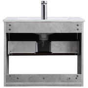 Elegant Decor 24" - Single / Grey / Modern Bathroom Vanities