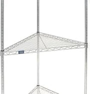 Global Industrial Corner Shelf, Chrome, 32" W x 24" D