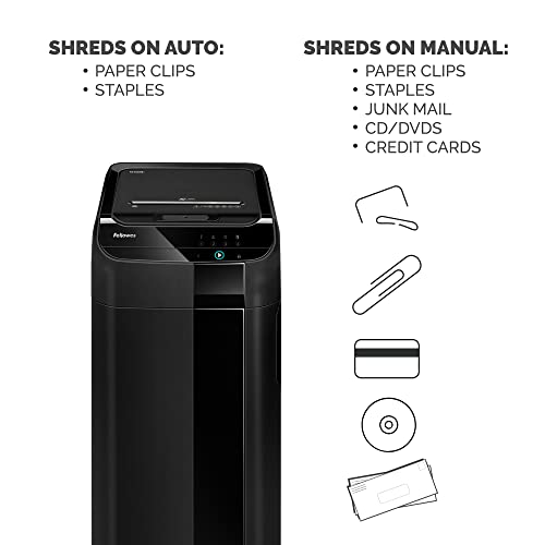 Fellowes Black / 1 / 550-Sheet Shredders