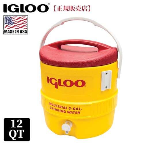 Igloo Red / 3 Gallon | 15" (L) x 13" (W) x 14.75" (H) / Industrial Coolers