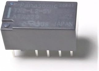 Panasonic TX2-L2-5V Signal Relay, TX Series, Latching Dual Coil, DPDT,