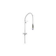 Stainless Steel Spring Pre-Rinse with Single Deck Dual Control Valve by Fisher – Stainless Steel, Multicolor, Model 53007