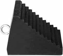 60-7258 Rubber Wheel Chock, 9-1/4"L x 6-1/2"W x 7"H