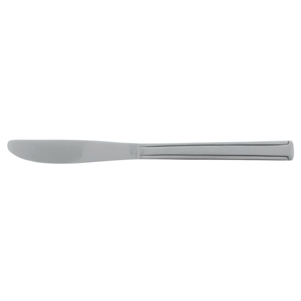 Dinner Knife Dominion Pattern 18/0 Stainless Steel - 12 per box by HUBERT – Stainless Steel, Silver, Pack of 12, Model HDO-08-HB