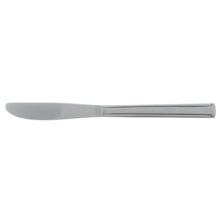 Dinner Knife Dominion Pattern 18/0 Stainless Steel - 12 per box by HUBERT – Stainless Steel, Silver, Pack of 12, Model HDO-08-HB