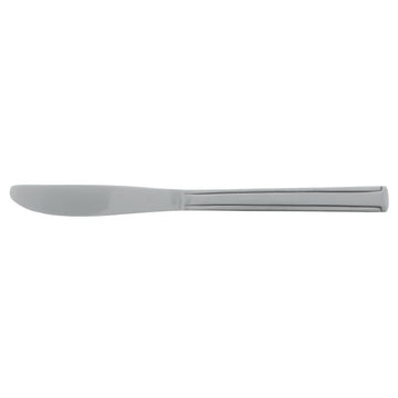 Dinner Knife Dominion Pattern 18/0 Stainless Steel - 12 per box by HUBERT – Stainless Steel, Silver, Pack of 12, Model HDO-08-HB