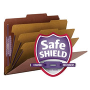 SMEAD Red / 1 / Letter Top Tab Classification Folders