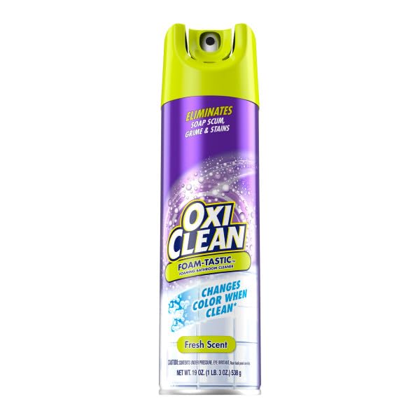 Foam-Tastic - Fresh - 19 oz - 6 pk by OxiClean – 19 Fl Oz (Pack of 6), Pack of 6, Model HDL-037B