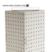 Azar Displays Pegboard Only / White / Small Display Racks
