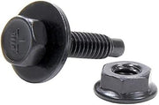 Allstar Performance ALL18560 1.12 in. Body Bolt Kit with Clips - Black44; Pack of 10