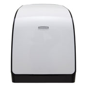 E White Paper Towel Dispenser - Motion Sensor Dispensing - 16.44 in Overall Length - 12.66 in Width - [PRICE is per CASE] by Kimberly-Clark – Medium, Plastic, White, Model 34349
