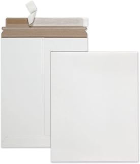 Quality Park Photo/Document Mailer, Redi-Strip, Side Seam, 9 3/4 x 12 1/2, White, 25/Box QUA64015 ( 1 Box ONLY)