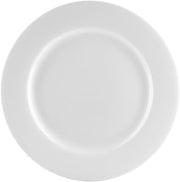 CAC China UVS-9 Plate 9 3/4" Porcelain Round, Super White, Set of 24
